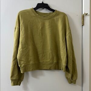 Old Navy Green Crew Neck Sweater Casual Style